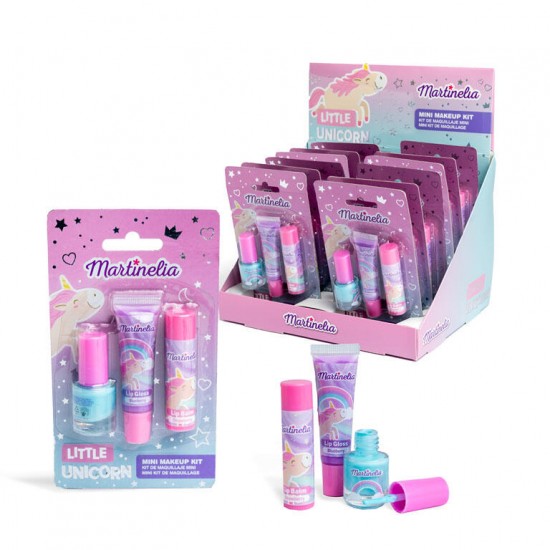 Παιδικό σετ καλλυντικών Little Unicorn Mini Makeup Kit Martinelia 12085