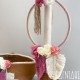 Σετ βάπτισης "Boho macrame καλάθι" ΣΕΤ-Κ61